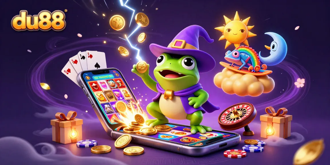 Experience thrilling gameplay at du88 with magical characters and vibrant casino elements.