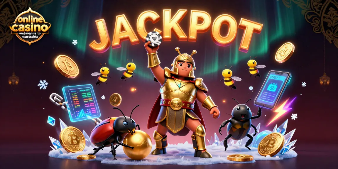 Claim bonuses at online casino real money no deposit Australia with exciting gambling characters.