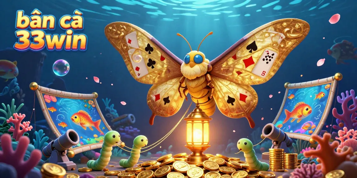Engage in thrilling bắn cá 33win action with vibrant underwater scenes highlighting fish shooting excitement and jackpots.