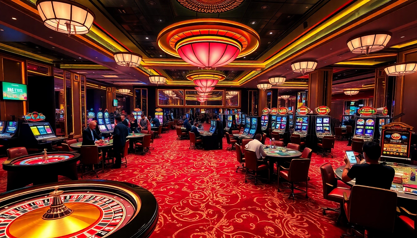 Gambling excitement at MM88.COM with vibrant casino tables and dynamic players.