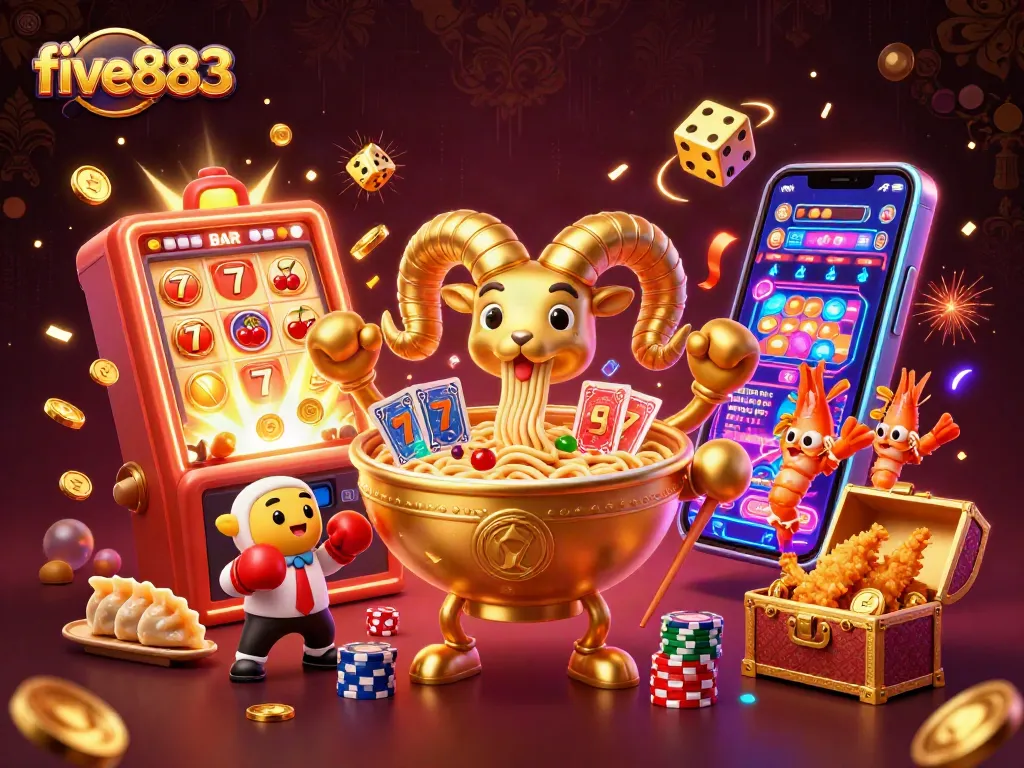 Experience the thrilling five883 casino with vibrant 3D characters and jackpot excitement in every play.
