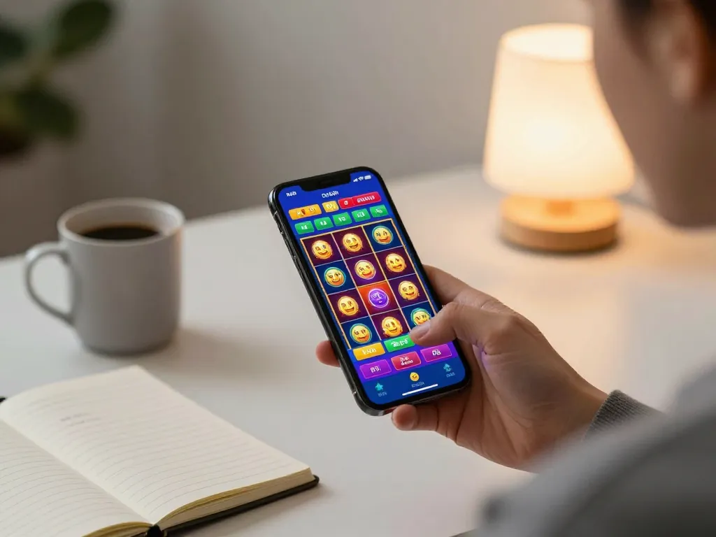 Engaging in mobile gaming on Đăng Ký Co88 app in a cozy home environment