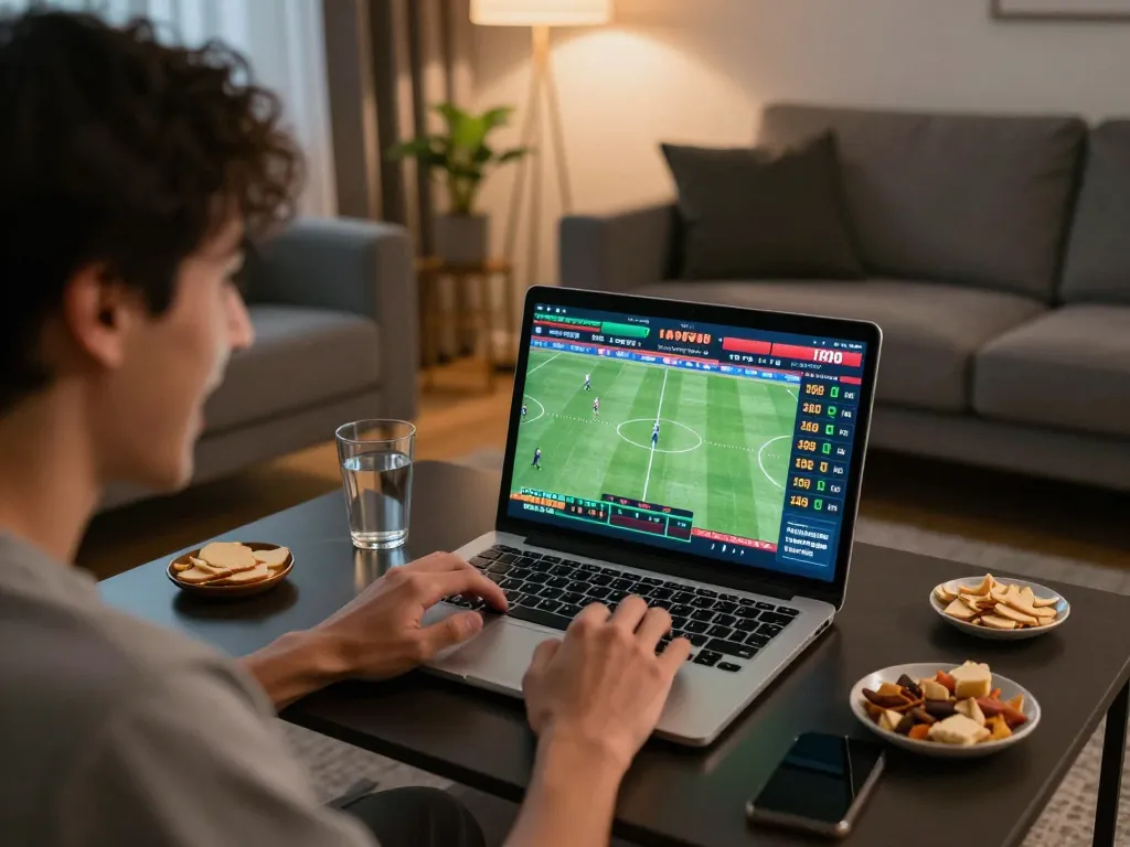 Engaging sports betting session at home using Lu88’s advanced gaming platform.