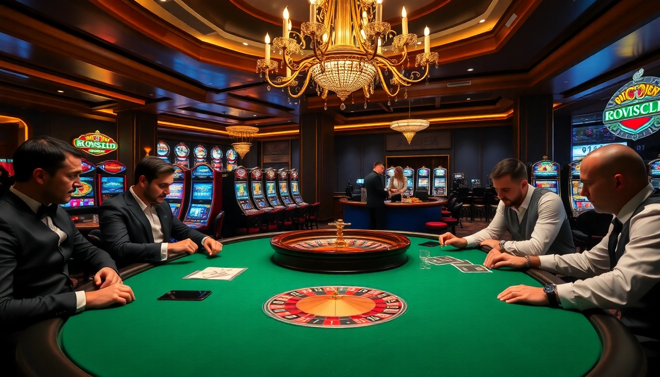 Experience thrilling gameplay at https://sky88sa.com/ with a luxurious casino ambiance, poker action, and vibrant slots.