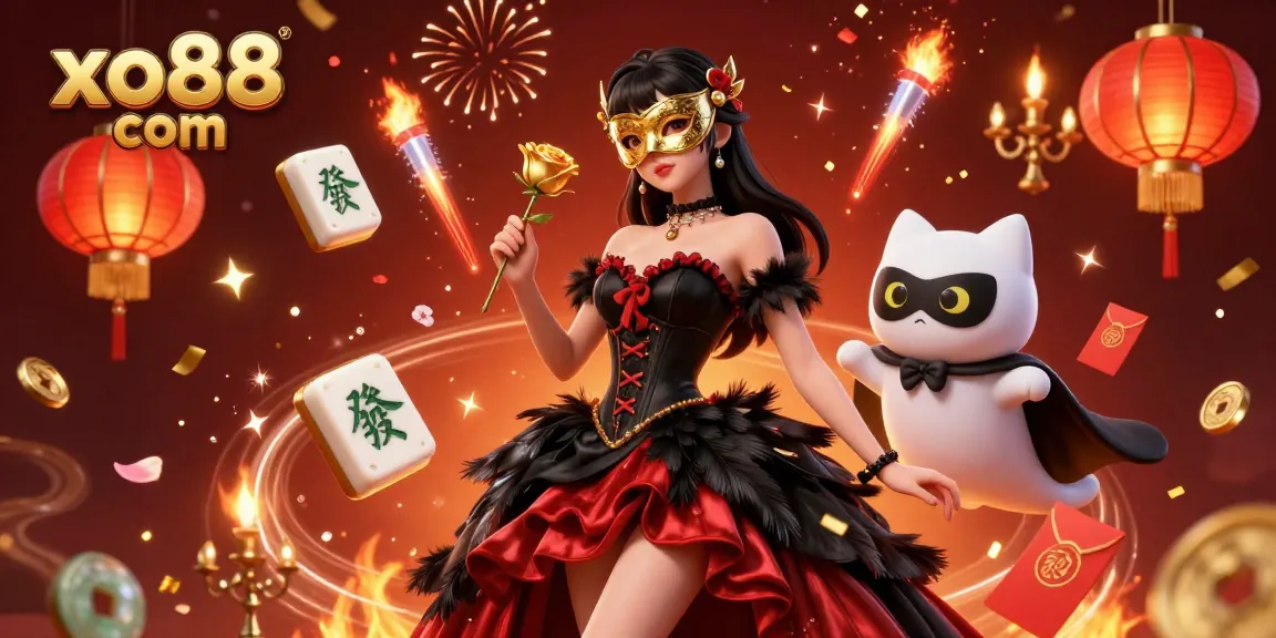 Experience thrilling moments at xo88 com with stunning characters and rich casino elements in a captivating scene.