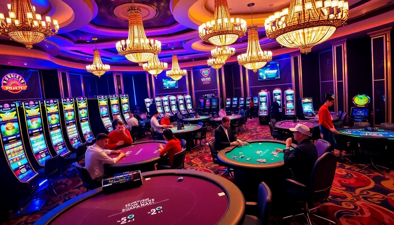 Nohu90 com offers an exciting casino gaming experience with vibrant tables and engaging players.