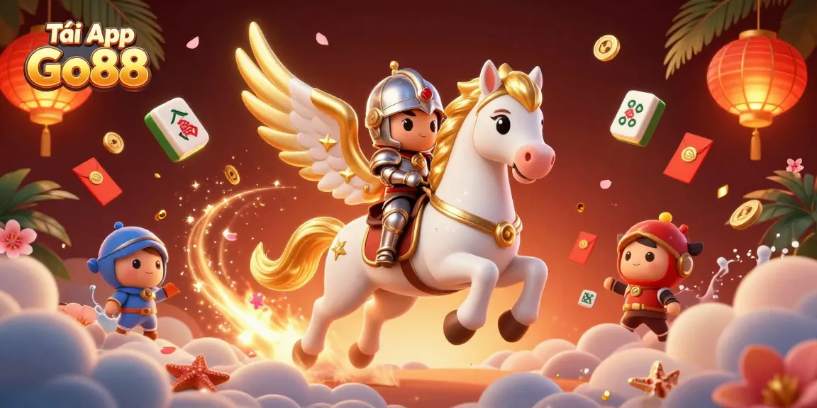 Tải App Go88 and enjoy the celestial adventure with magical game elements in a vibrant casino world.